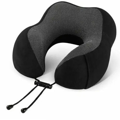 Memory Foam Travel Pillow Neck Support Cushion Without Carry Bag Ear Plugs Mask Angel Wishes