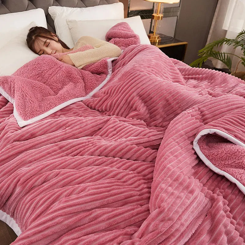Magic Velvet Three Layer Thick Blanket Angel Wishes