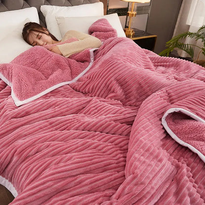 Magic Velvet Three Layer Thick Blanket Angel Wishes