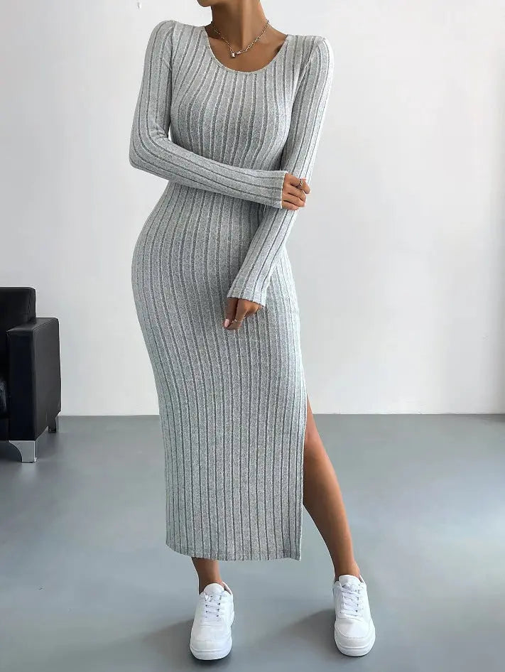 Knitted Long Dress Women's Clothing Angel Wishes