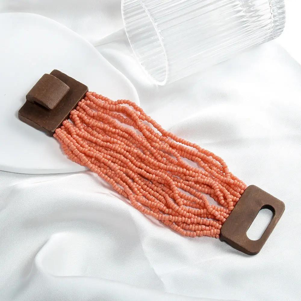 Multi-layer Elastic Stringed Beads Bracelet - Angel Wishes