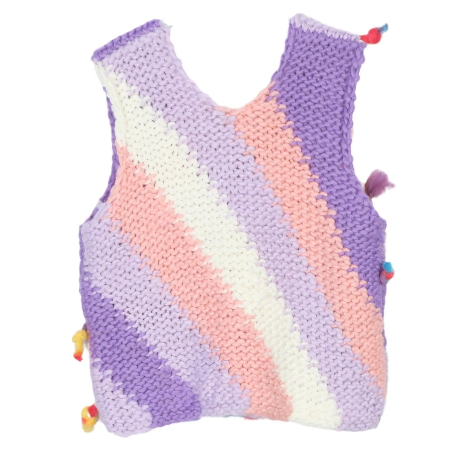 Colourful Crochet Vest Angel Wishes