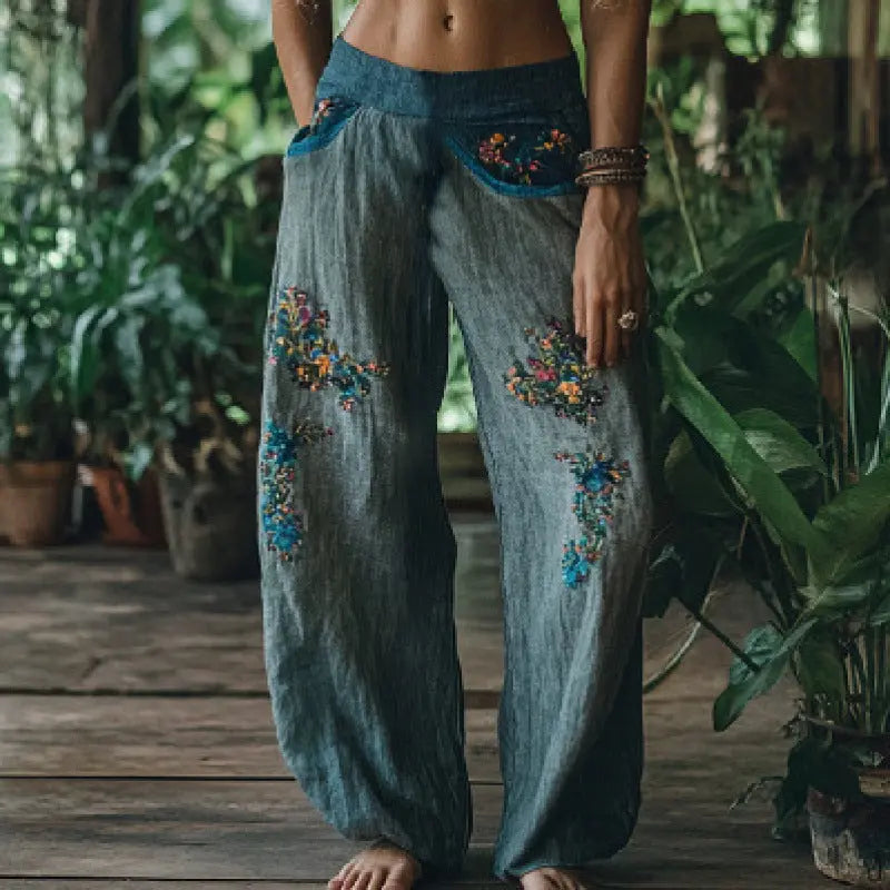 Elegant Straight Trousers Angel Wishes