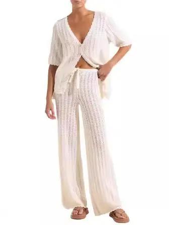 Knitted High Waist Trousers And Sweater Angel Wishes