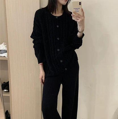 Knitted Sweater Cardigan And Trousers Angel Wishes