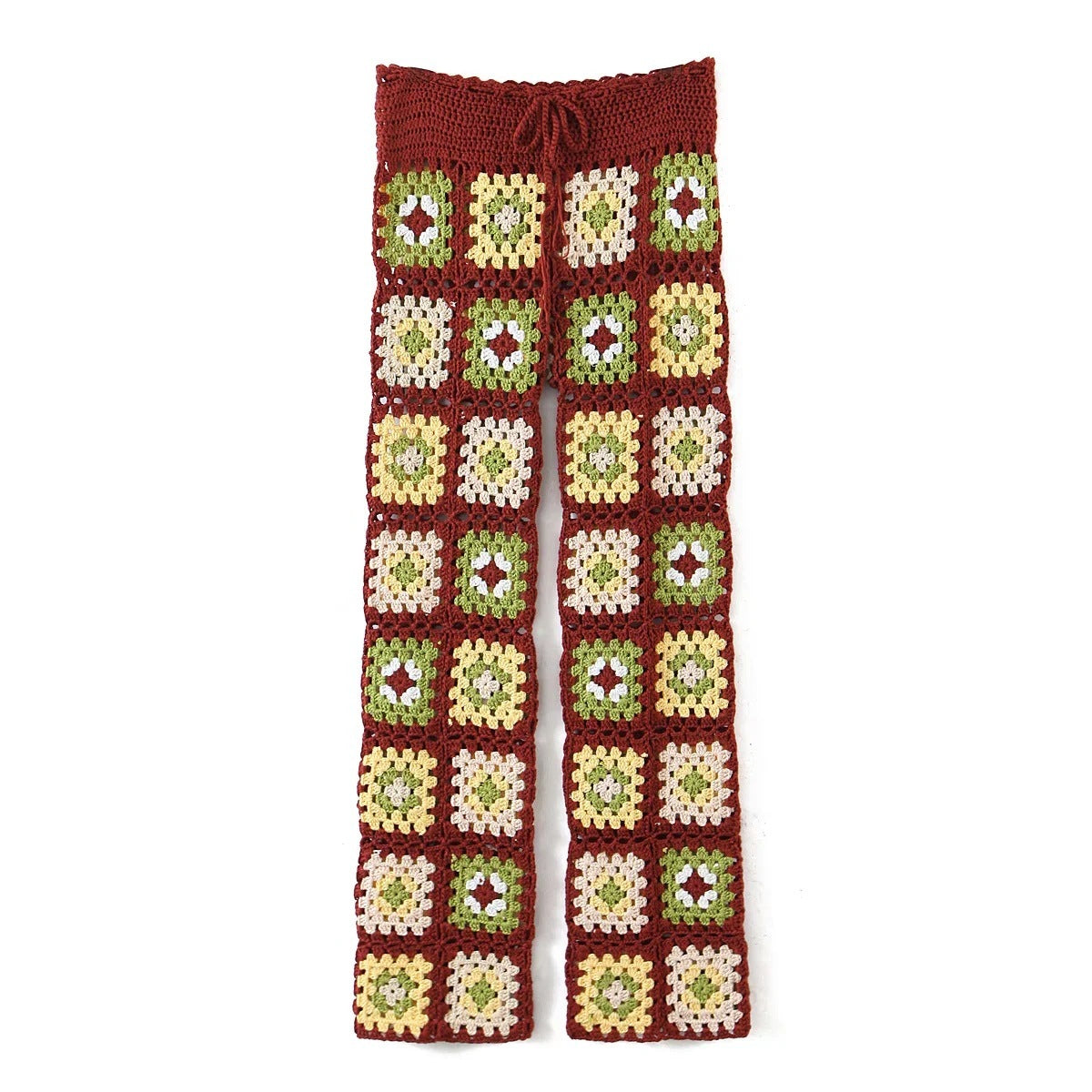 Floral Crochet Trousers Angel Wishes