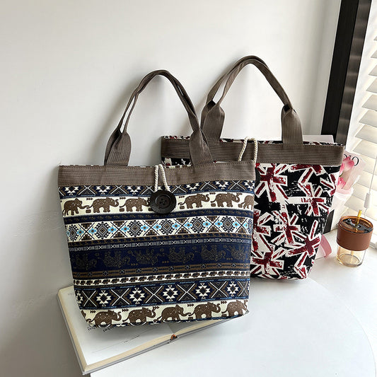 Ethnic Style Tote Bag - Angel Wishes