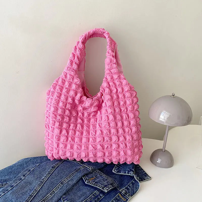 Cute Pleated Shoulder Bags Angel Wishes