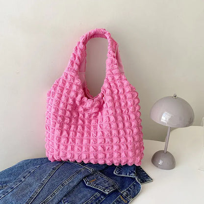 Cute Pleated Shoulder Bags Angel Wishes