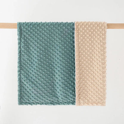 Baby Blanket For Girls Super Soft Double Layer With Dotted Backing Soft Baby Blanket With Dotted Backing Newborn Nursery Swaddling Blankets Infants Boys Girls Receiving Blanket For Toddler - Angel Wishes