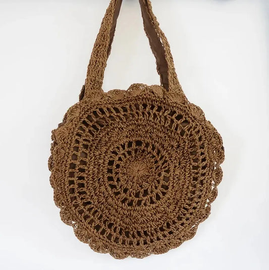 Knitted Beach Handbag Angel Wishes