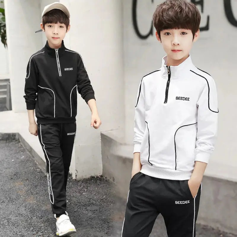 Boys Spring Clothes Suit Spring And Autumn Sports Western Style Angel Wishes