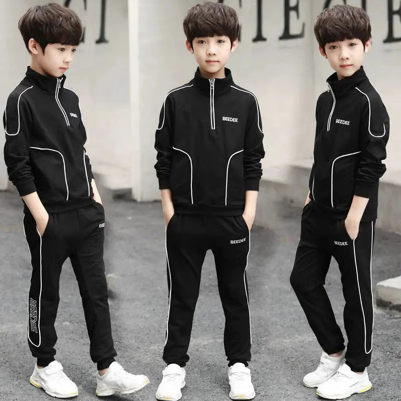 Boys Spring Clothes Suit Spring And Autumn Sports Western Style Angel Wishes