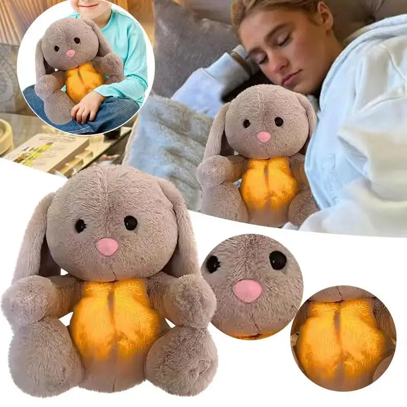 Breathing Rabbit Soothing Sensory Plush - Angel Wishes