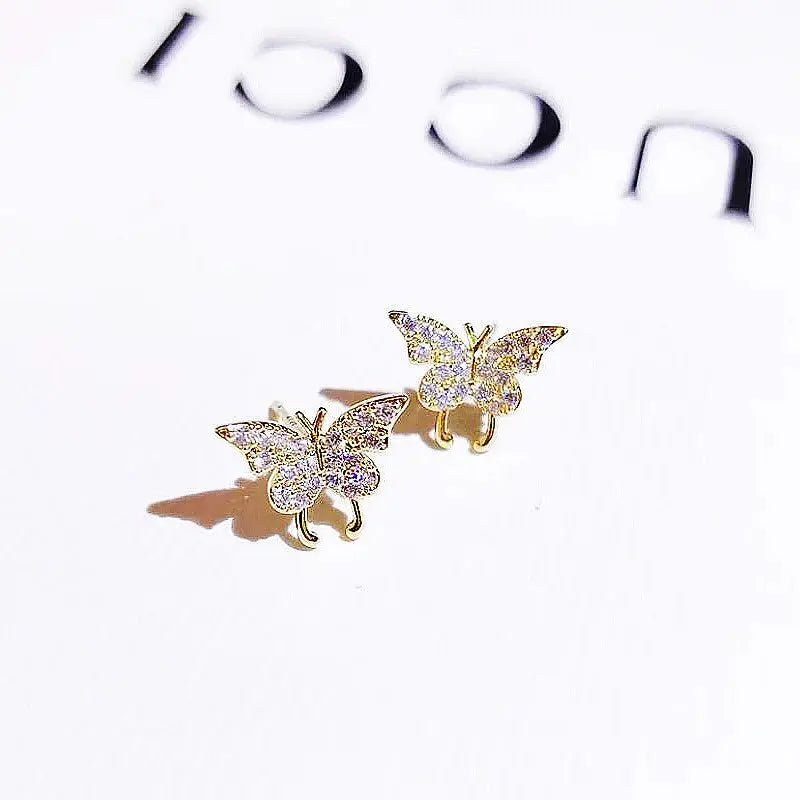 Butterfly Earrings Super Fairy Earrings No Piercings Earrings Trendy Design Angel Wishes