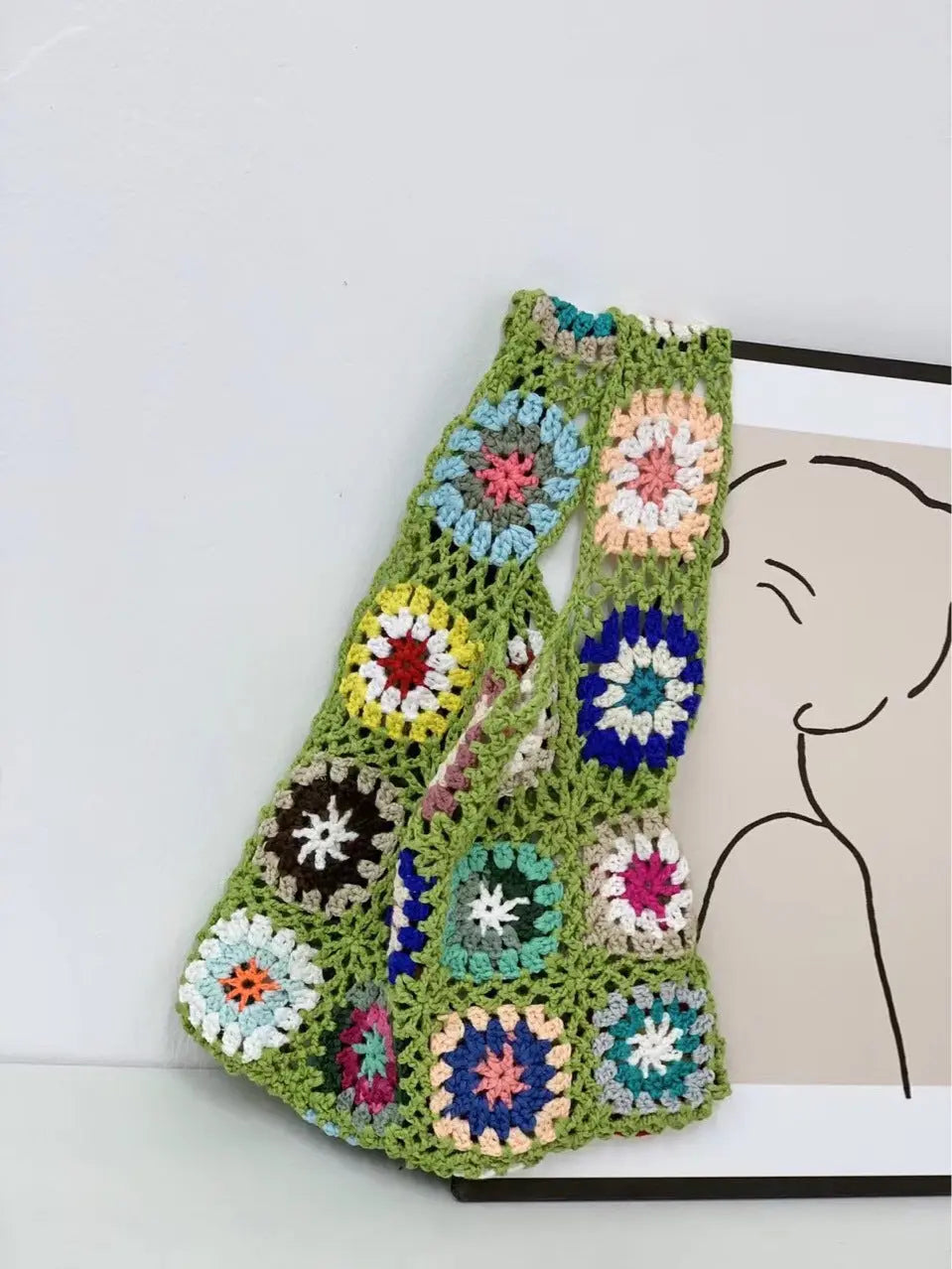 Ethnic Pattern Woven Bag - Angel Wishes