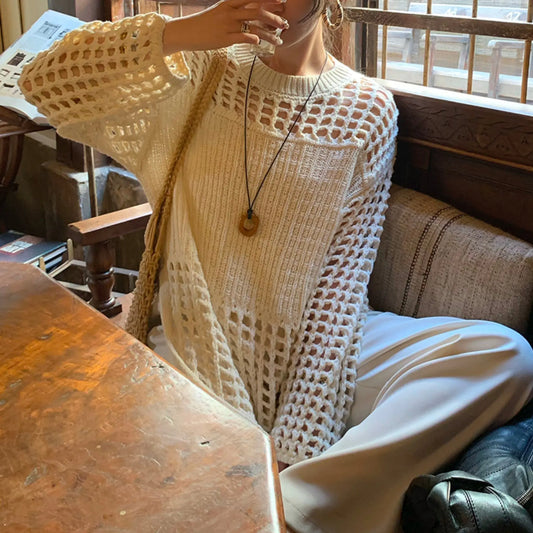 Elegant French Lace Knit Dress Angel Wishes