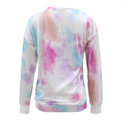 Knitted Tie- Dye Sweater Angel Wishes