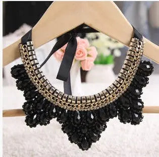 Round Neck Clothes Pendant All Match Fashion Fake Collar Necklace Angel Wishes