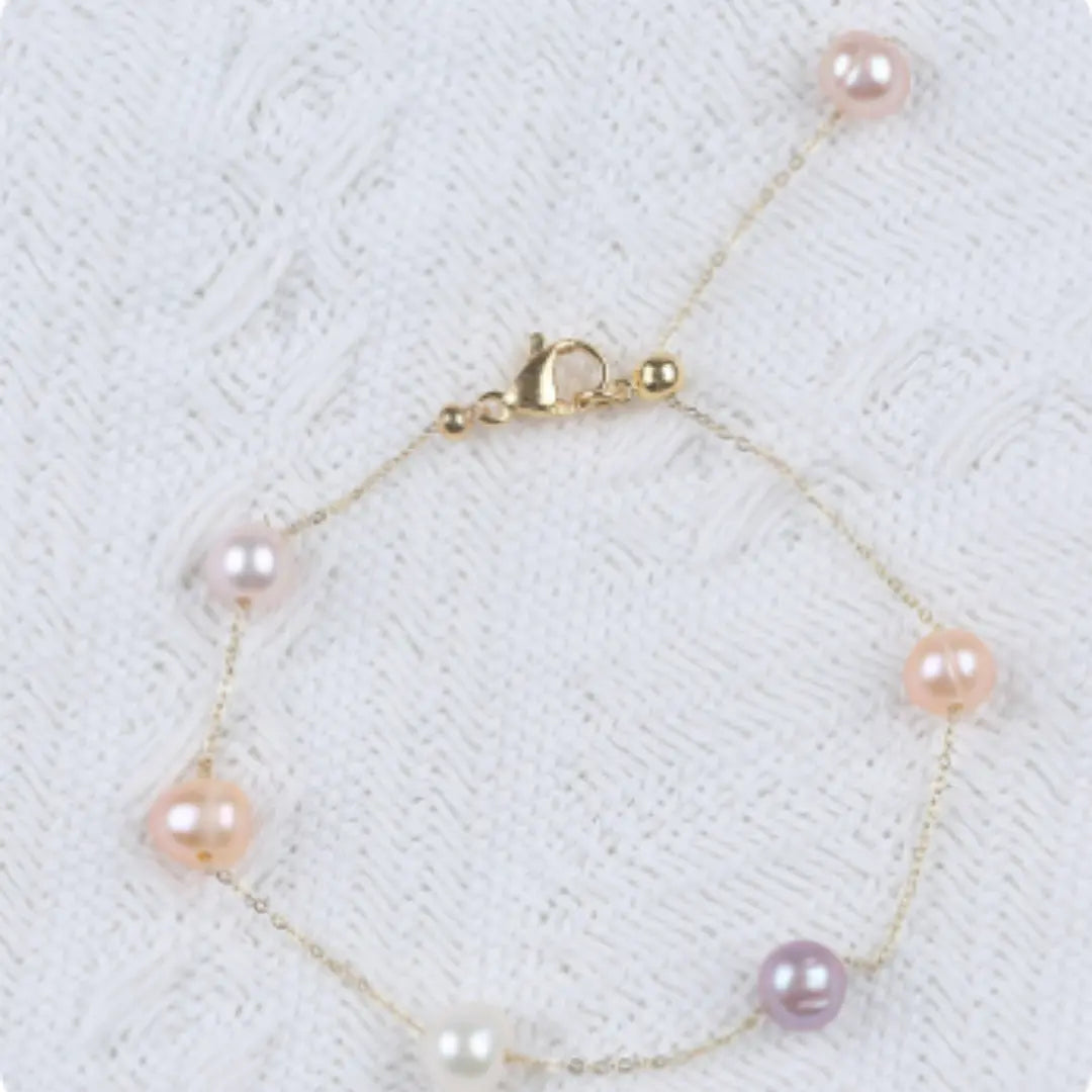 Natural Freshwater Pearls Bracelets Angel Wishes