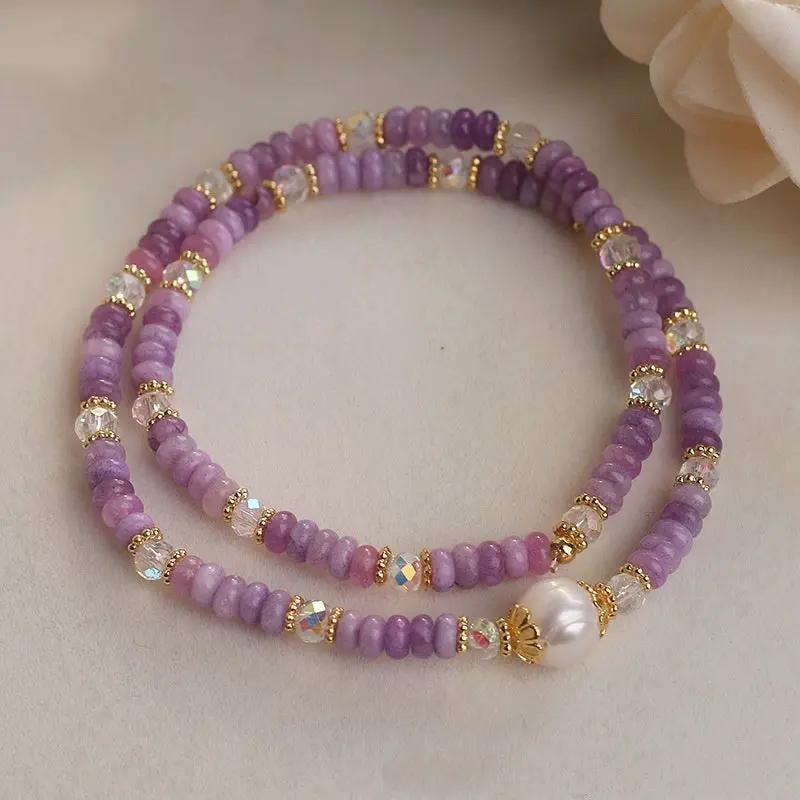 Stringed Pearls Bracelet Angel Wishes