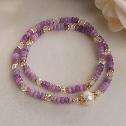 Stringed Pearls Bracelet Angel Wishes