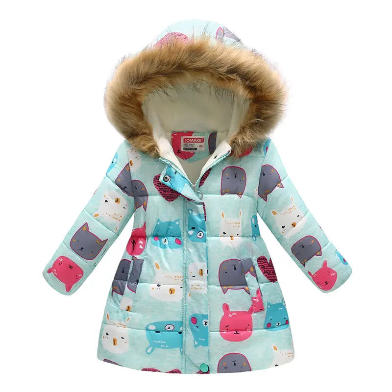 Winter Child Jackets Cotton Padded Coat Angel Wishes