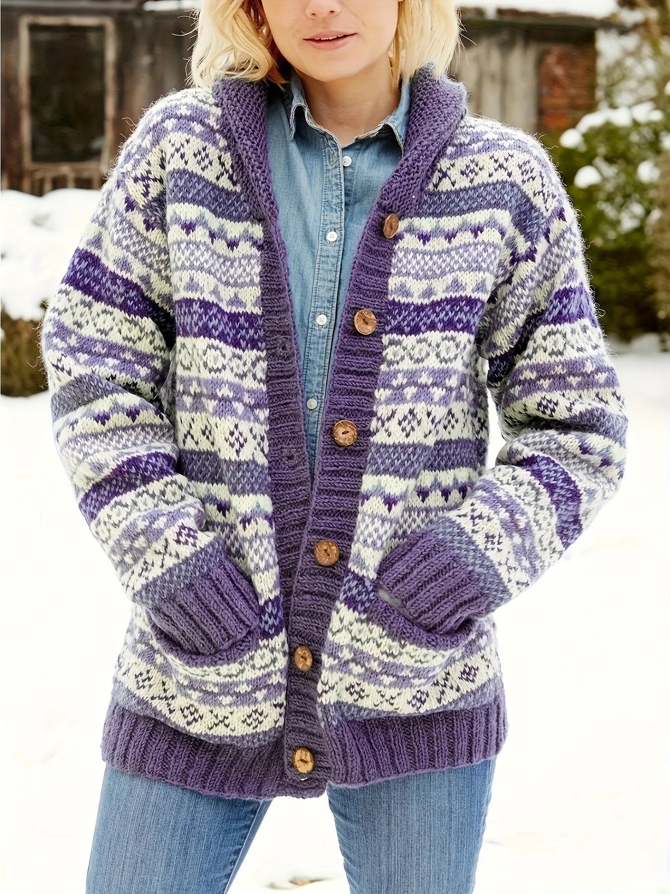 Knitted Sweater Cardigan for women Angel Wishes