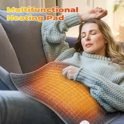 Electric Heating Pad Blanket Timer Heating Pad For Shoulder Neck Back Spine Leg Winter Warm Angel Wishes