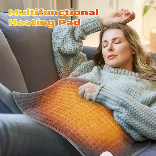Electric Heating Pad Blanket Timer Heating Pad For Shoulder Neck Back Spine Leg Winter Warm Angel Wishes