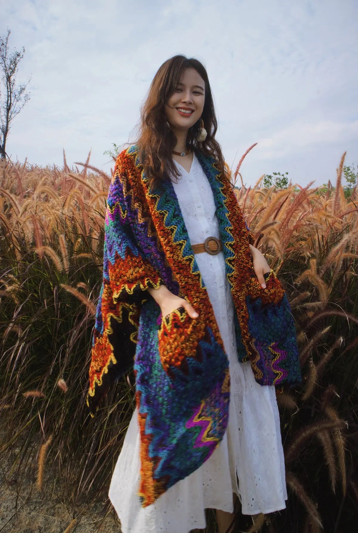 Ethnic Style Warm Vacation Art Travel Shawl Photography Angel Wishes