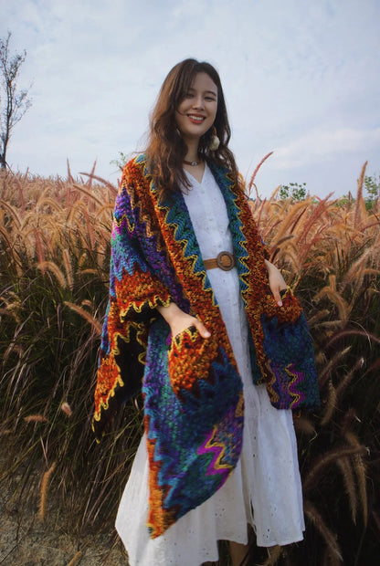 Ethnic Style Warm Vacation Art Travel Shawl Photography Angel Wishes