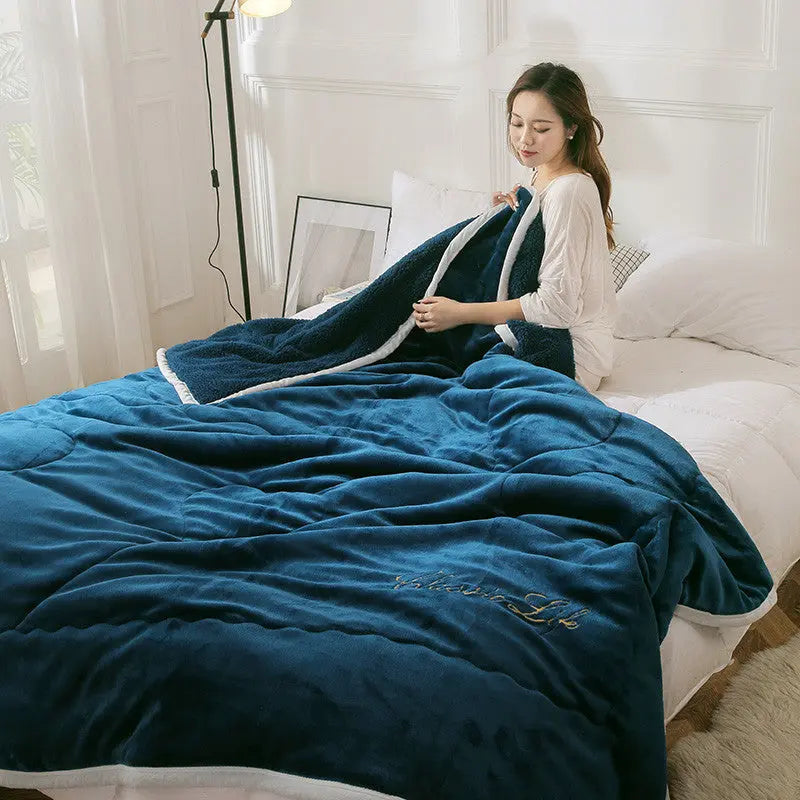 Magic Velvet Three Layer Thick Blanket Angel Wishes