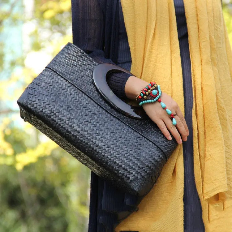 Handmade Rattan Handbag - Angel Wishes