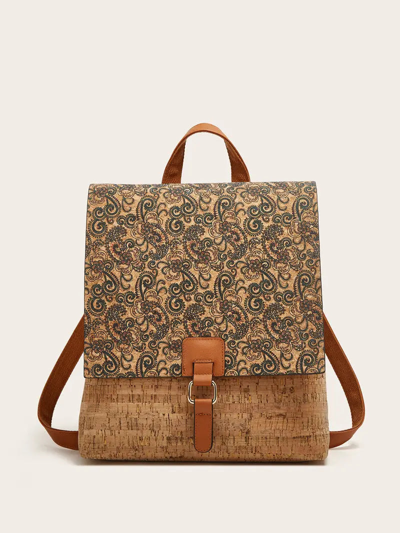 Affordable Luxury Fashion High-grade Fashion Retro Printed Backpack Angel Wishes