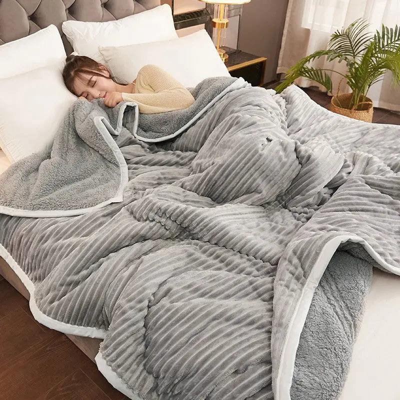 Magic Velvet Three Layer Thick Blanket Angel Wishes