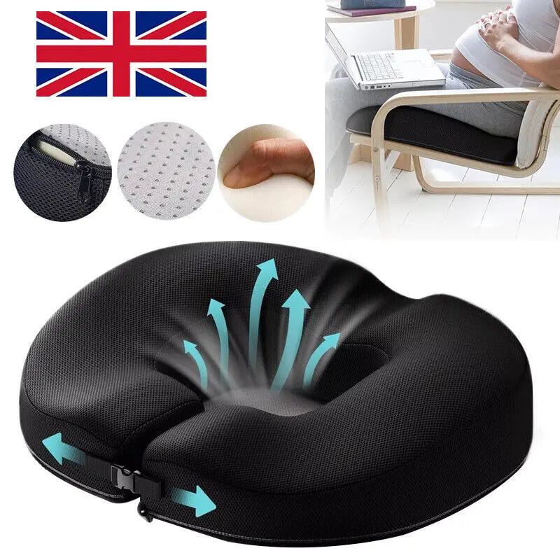 Donut Cushion For Hemorrhoids Coccyx Cushion Tailbone Orthopaedics Pain Relief B Angel Wishes