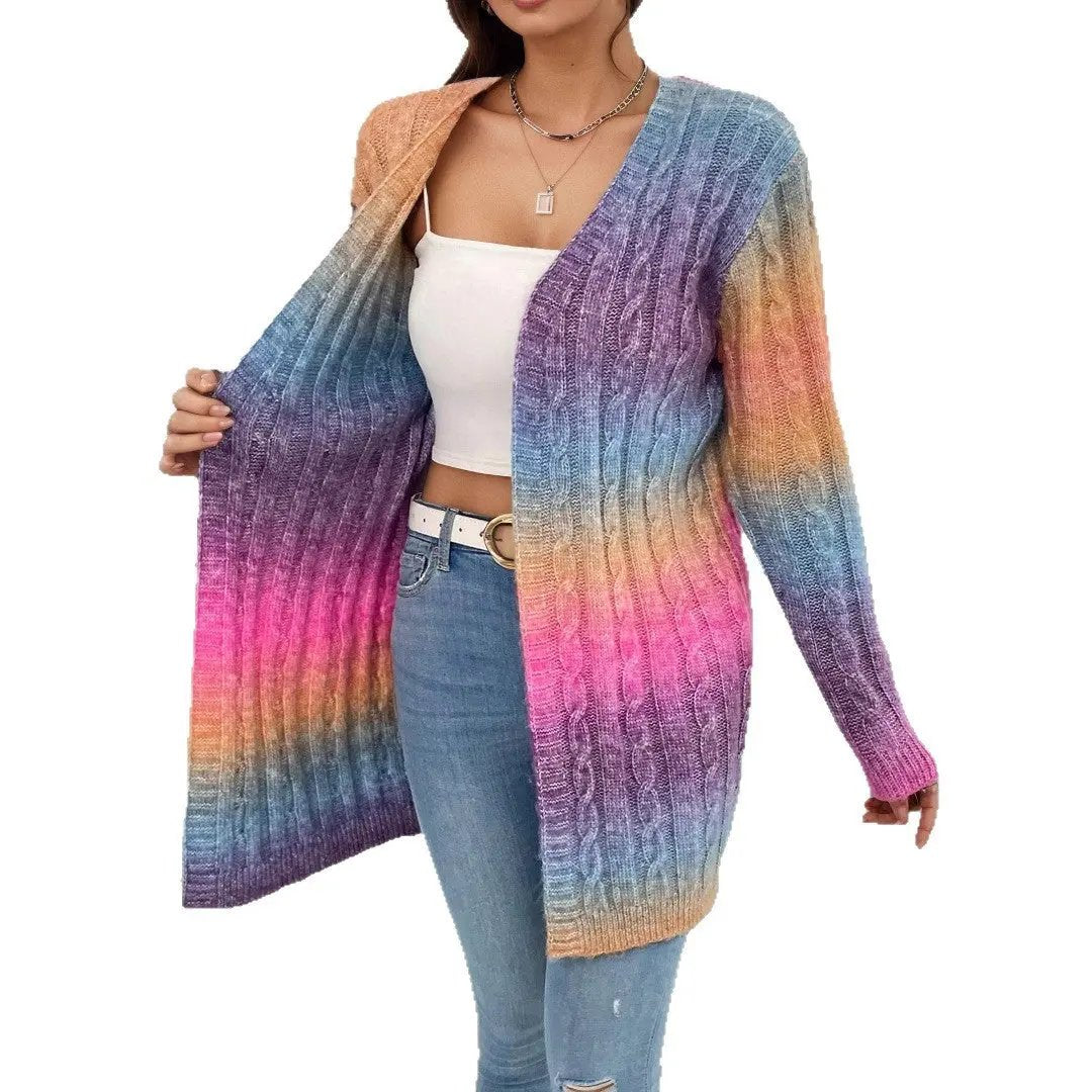 Twist Knitted Cardigan Coat For Women Angel Wishes