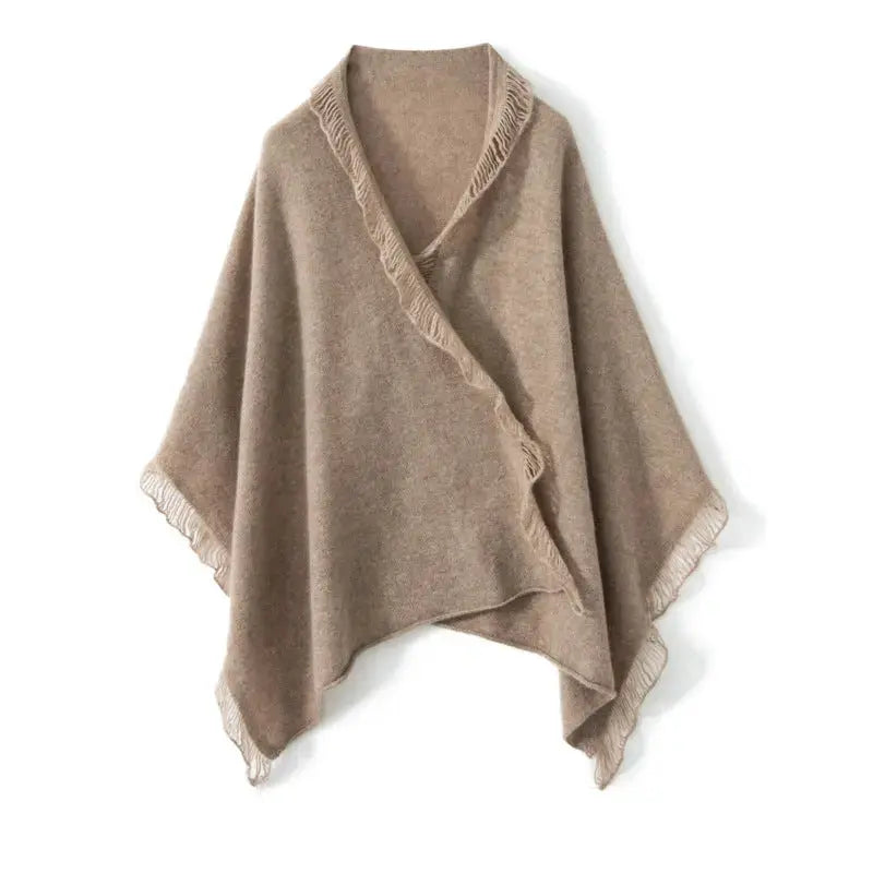 Cashmere Women's Thin Warm Single-strand Scarf Angel Wishes