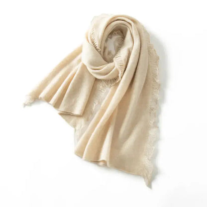 Cashmere Women's Thin Warm Single-strand Scarf Angel Wishes