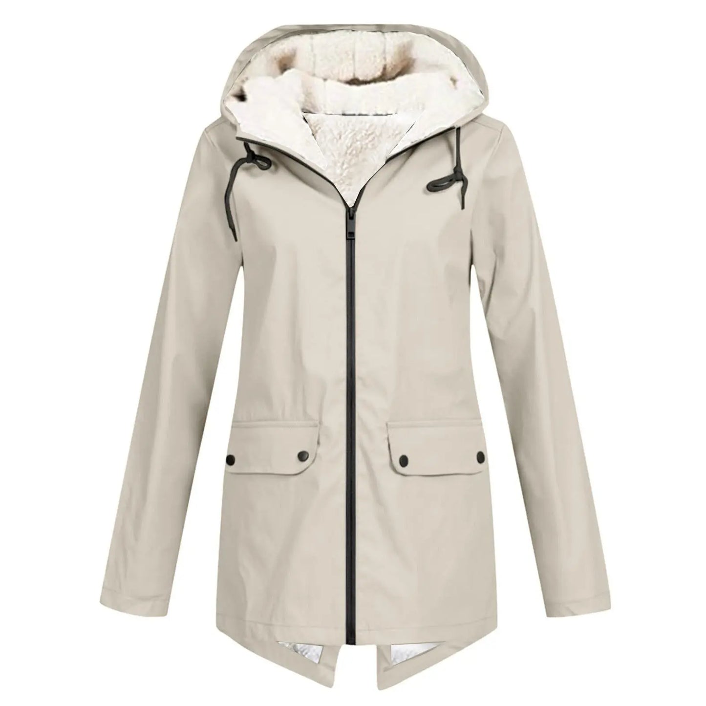 Shell Jacket European And American Autumn And Winter Outdoor Fleece Padded Coat Angel Wishes