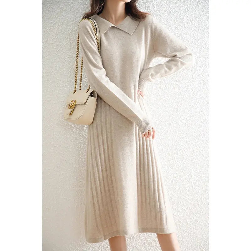 Fashion Wool Knitted Dress Angel Wishes