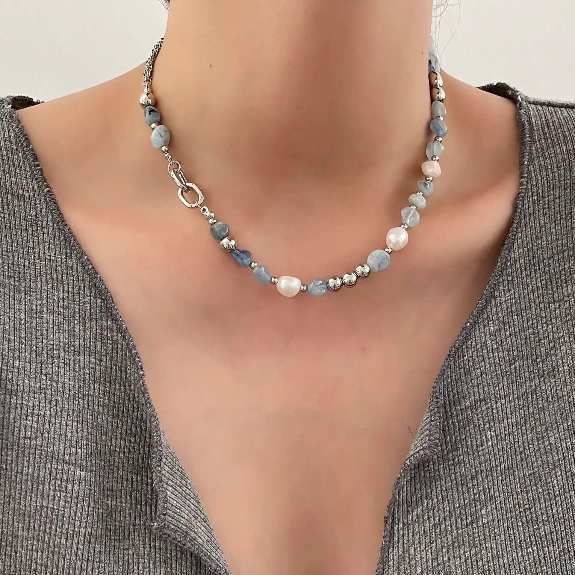 Baroque Natural Freshwater Pearls Necklace Angel Wishes