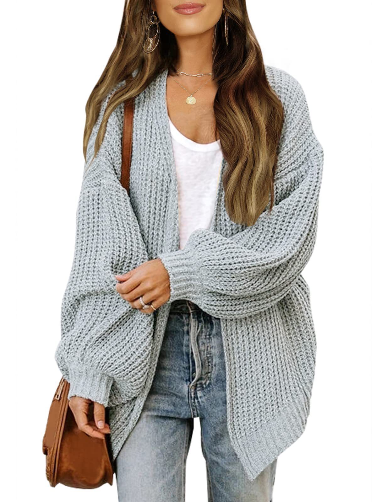 Loose  Knitted Cardigan Angel Wishes