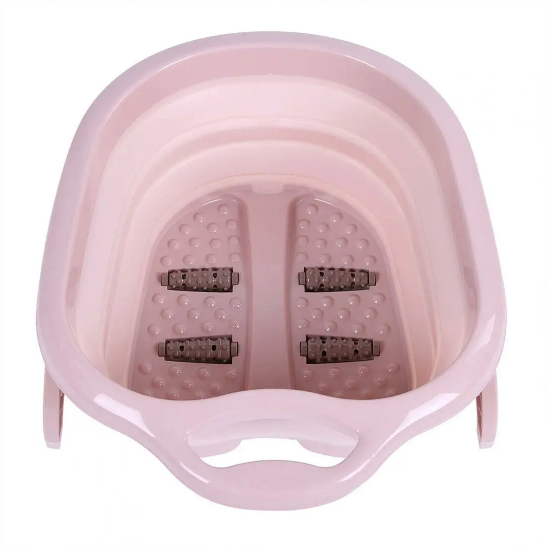 Foot Spa Pedicure Wet Bath Bubble Massage Bucket Feet Therapy Soothing Folding Angel Wishes