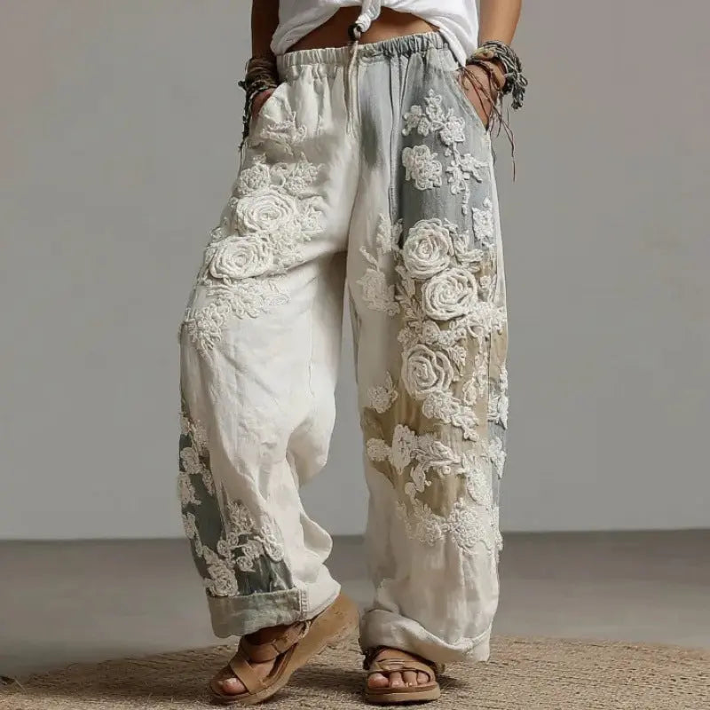 Elegant Straight Trousers Angel Wishes