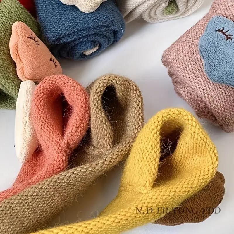 Children's Scarf, Girls Warm Knitted Scarf, Cute Cloud Neck Scarf For Autumn And Winter Kids Scarf Soft Warm Knit Neck Warmer Winter Classic Scarf For Boys Girls - Angel Wishes