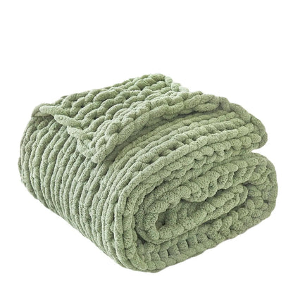 Chunky Knit Blanket Angel Wishes