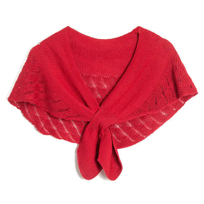 Women's Thin Fashion Wool Knitted Hollow Shawl - Angel Wishes