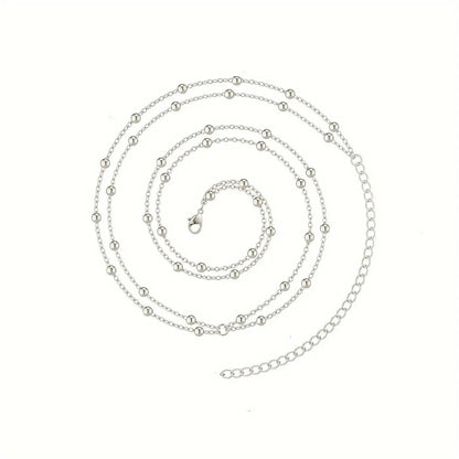 Fashion Waist Double-layer Beads Chain Angel Wishes